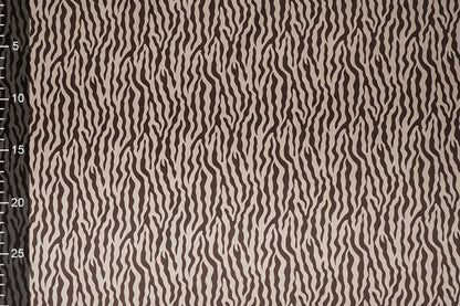Satin avec élasthanne - zèbre 80 g/m²