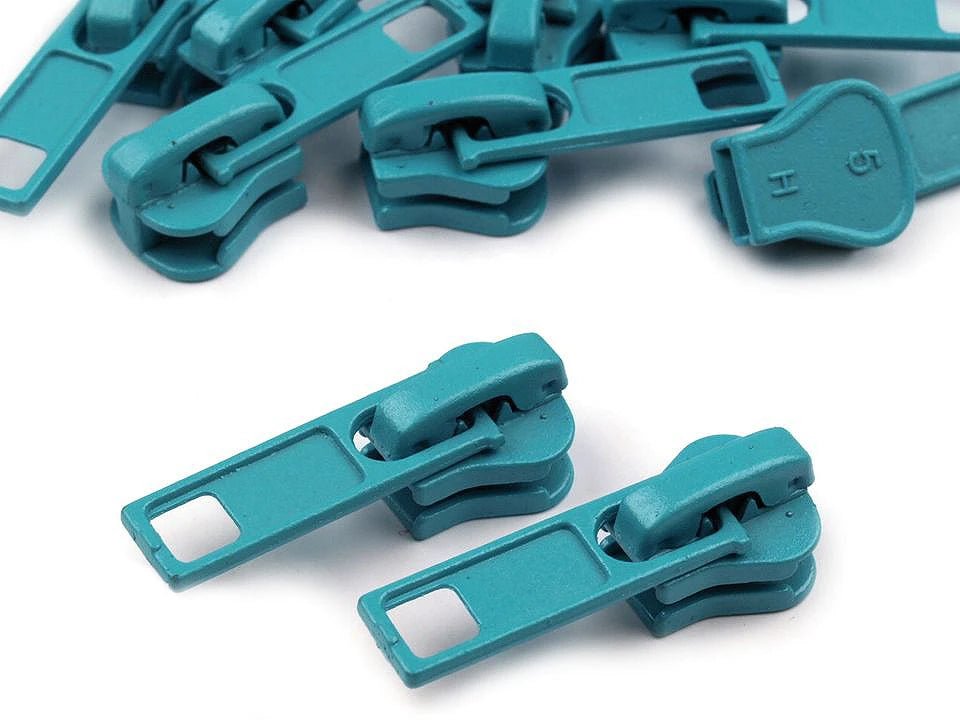 Attēls ar Slīdnis, kuģītis plastmasas rāvējslēdzējam Nr.5|dažādu toņu – pieejams Šarlotes audumi