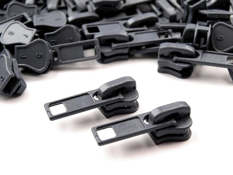 Attēls ar Slīdnis, kuģītis plastmasas rāvējslēdzējam Nr.5|dažādu toņu – pieejams Šarlotes audumi