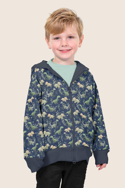 Tissu softshell - petits dinosaures 310 g/m²