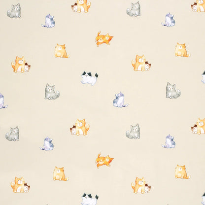 Tissu softshell - chats 310 g/m²