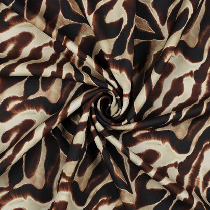 Tissu softshell - motif zèbre 330 g/m²
