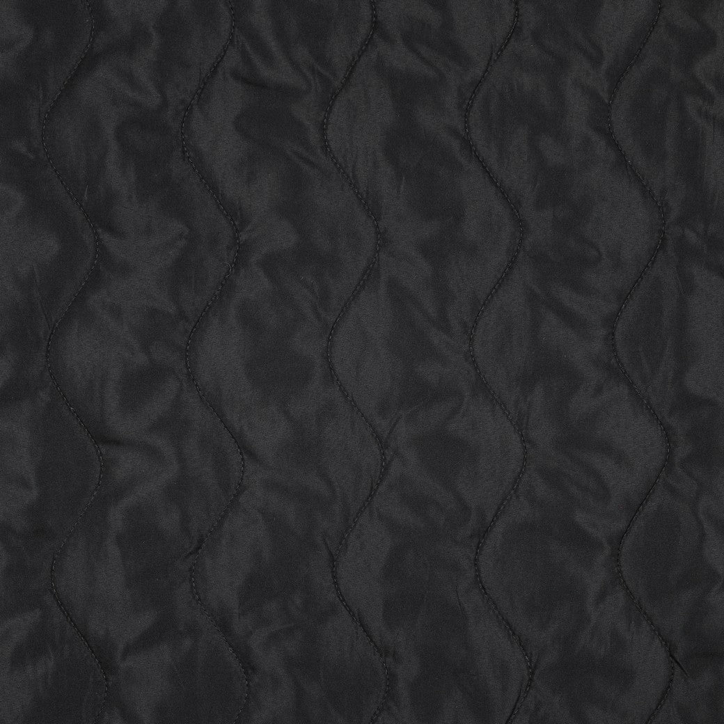 Attēls ar Stepēts audums “Zig Zag” – melns 230 g/m² – pieejams Šarlotes audumi