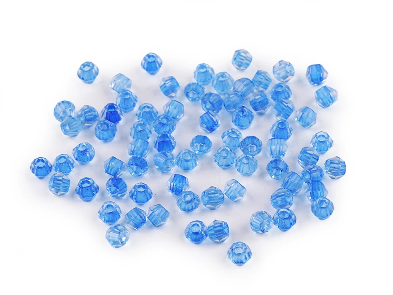 Attēls ar Stikla pērlītes Ø4 mm 5 g | dažādu toņu – pieejams Šarlotes audumi