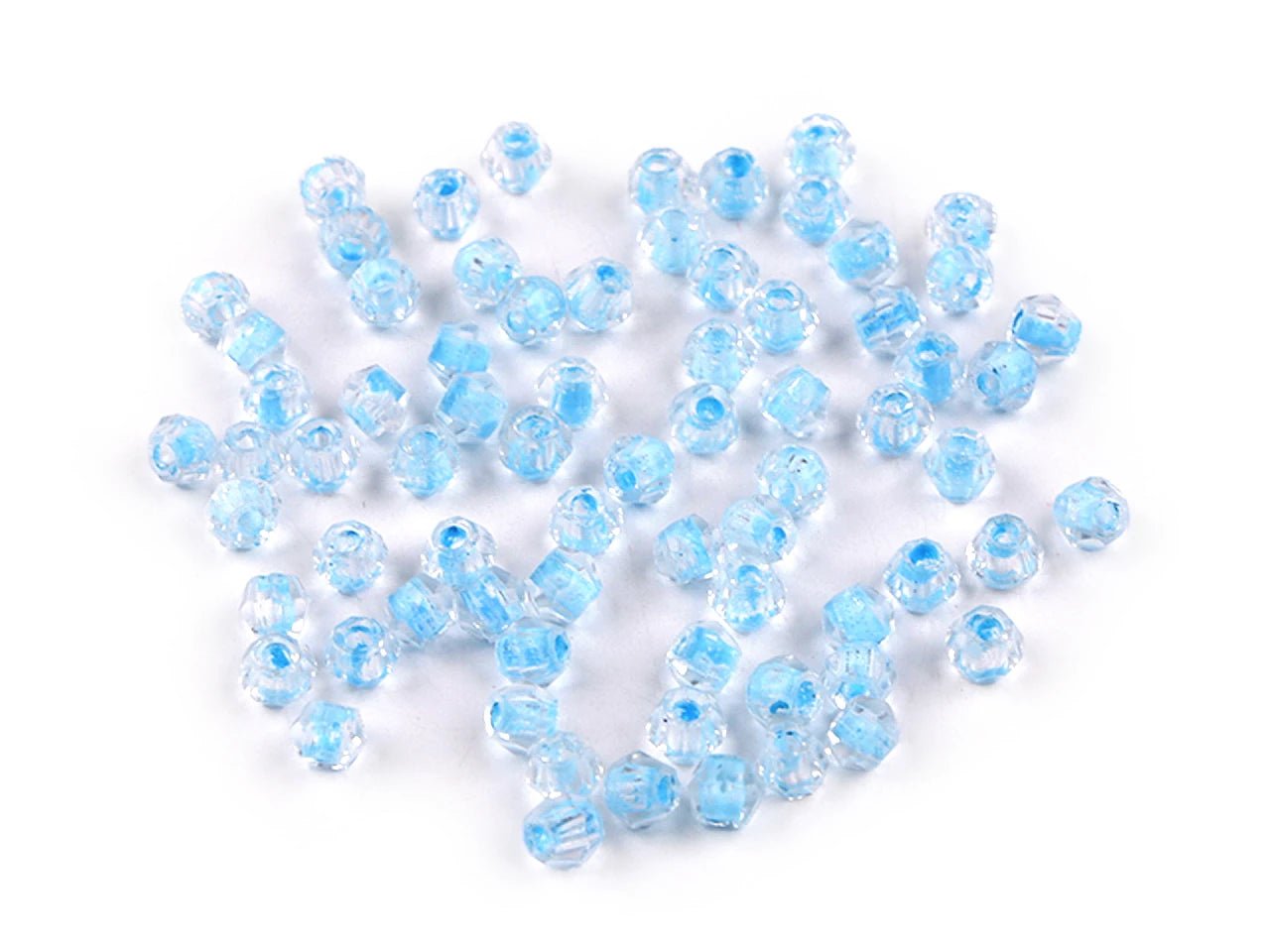 Attēls ar Stikla pērlītes Ø4 mm 5 g | dažādu toņu – pieejams Šarlotes audumi