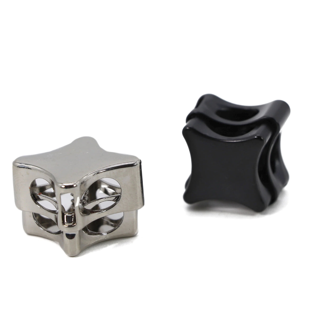 Metall-Kordelstopper 14 × 17 mm, 10 Stück