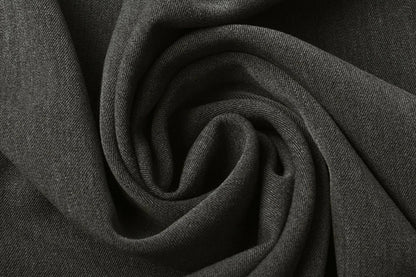 Tissu de costume avec élasthanne, gris chiné 275 g/m²