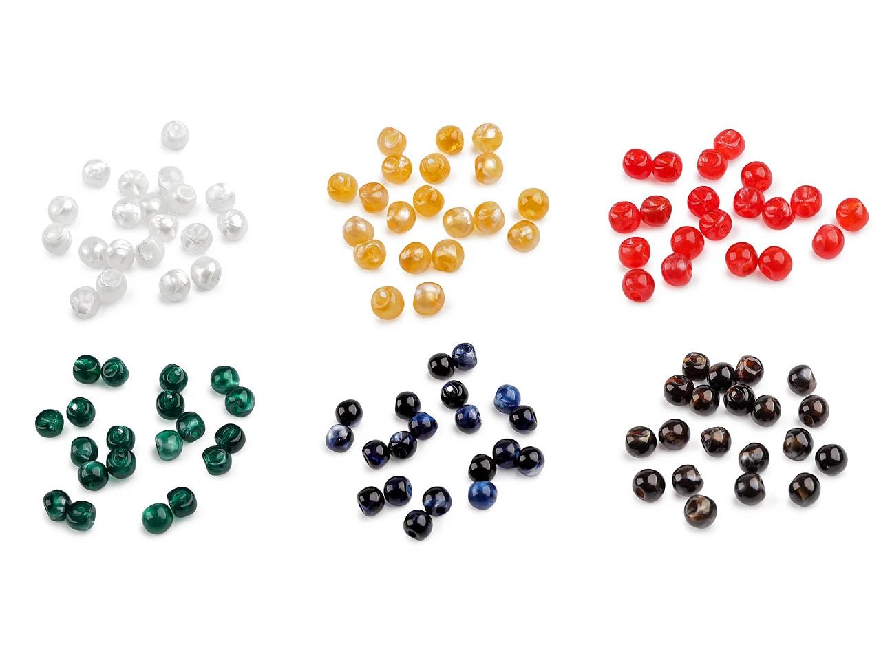 Attēls ar Šujama poga ar “kaķa acs” efektu Ø10 mm – pieejams Šarlotes audumi