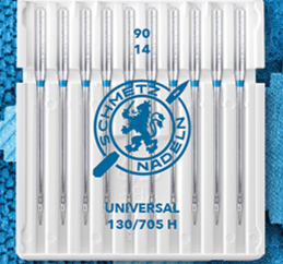 alt
Aiguilles universelles pour machine à coudre SCHMETZ UNIVERSAL - n°90 (10 pièces)