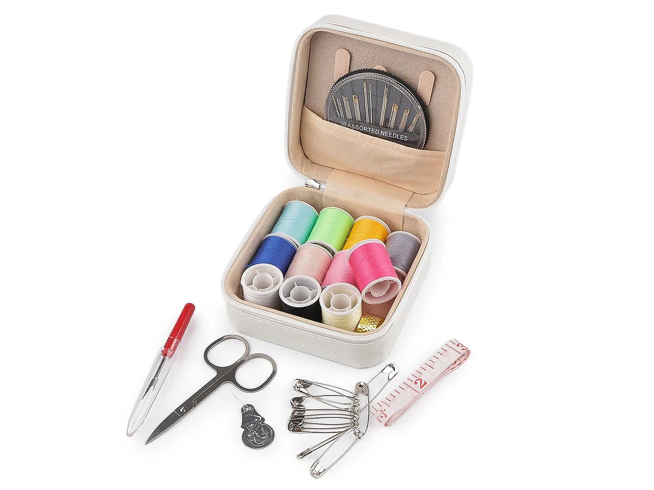 Attēls ar Šūšanas komplekts kastītē|dažāu toņu – pieejams Šarlotes audumi