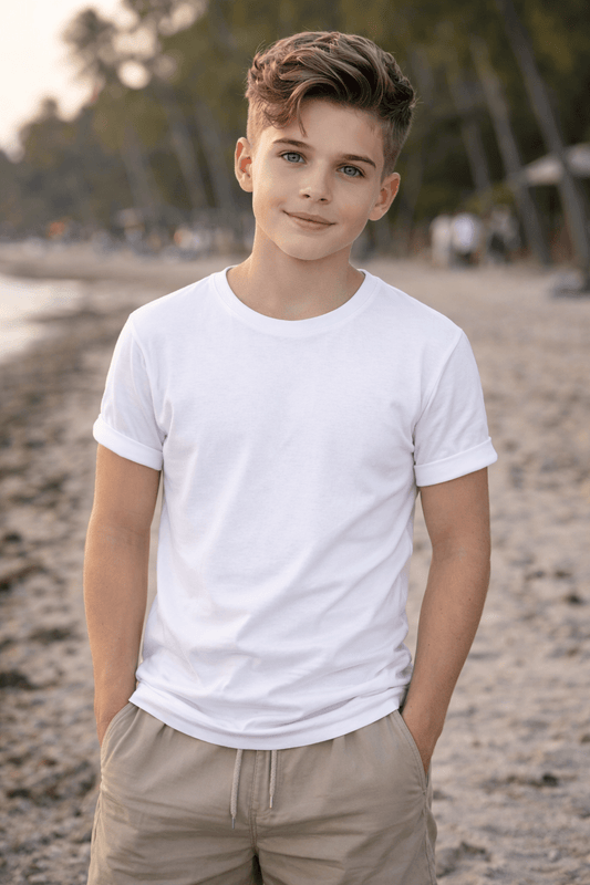 Attēls ar T - krekls bērnu RTP Apparel Tempo Kids 145g/m2 – pieejams Šarlotes audumi