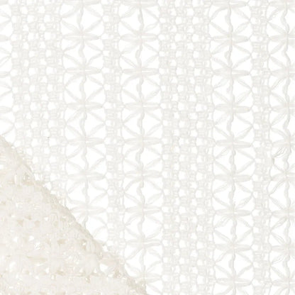 Tissu en dentelle crochetée - blanc lait 230 g/m²