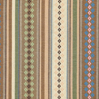 Tissu à motifs folkloriques - tons verts 200 g/m²