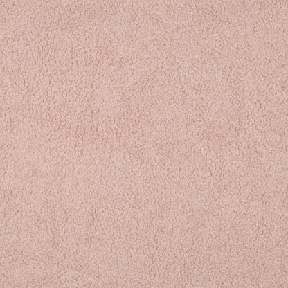 Tissu teddy - rose poudré 270 g/m²