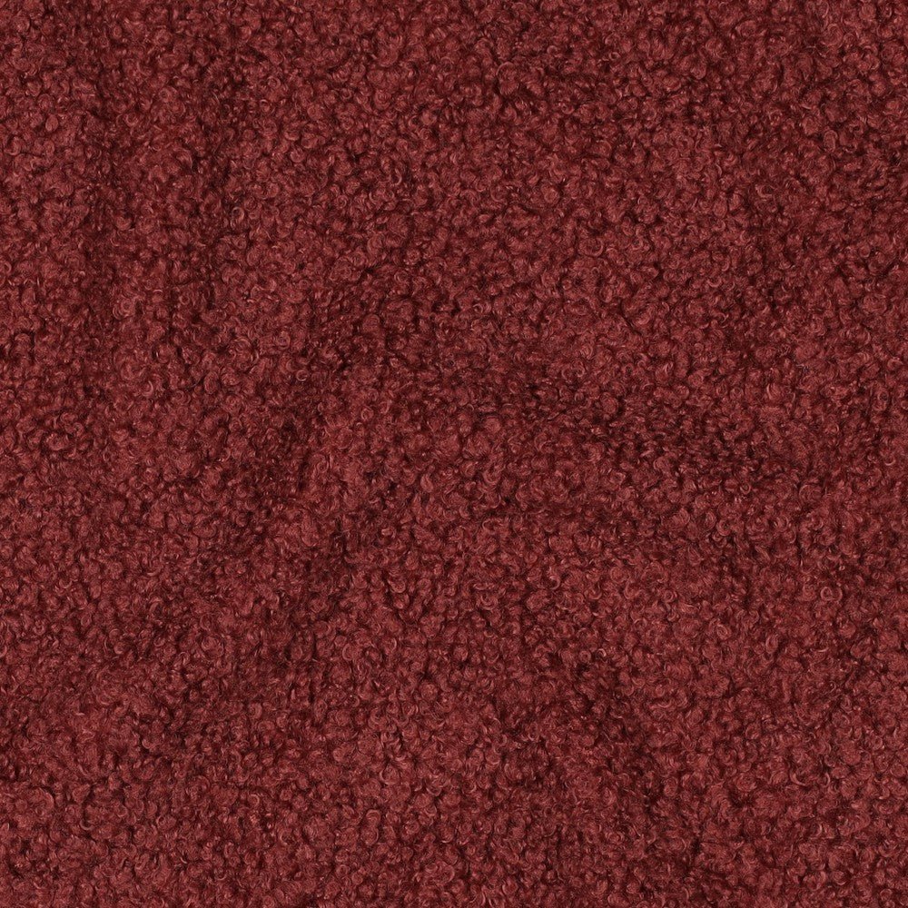 Bild mit Teddy-Fleece in rauchigem Bordeaux – online erhältlich bei Šarlotes audumi