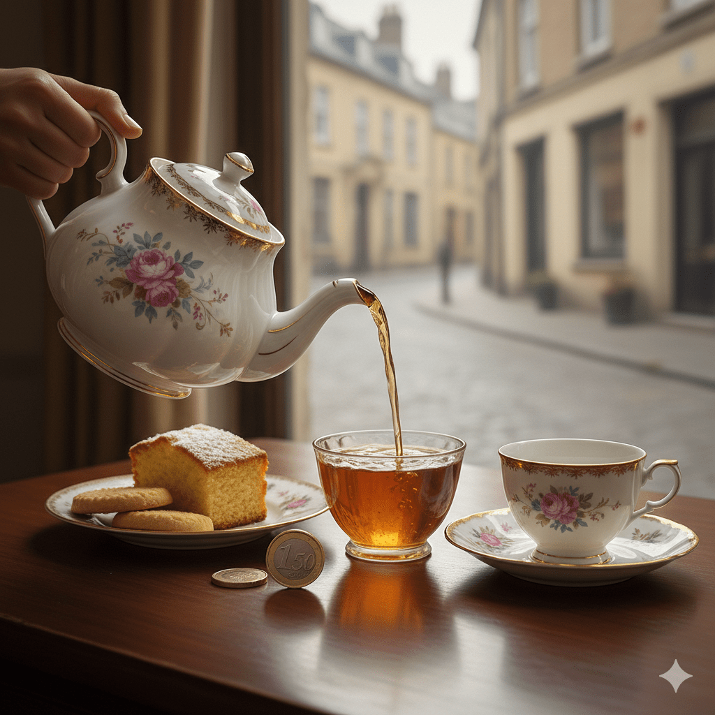 Attēls ar Tējas nauda :) – pieejams Šarlotes audumi