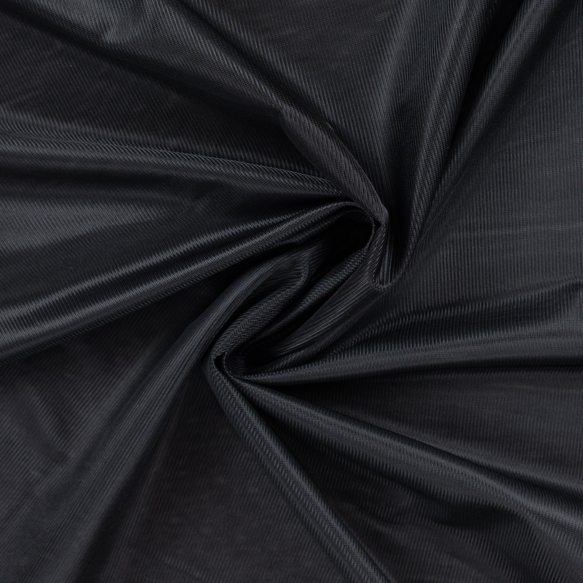 Image de tissu de doublure en jersey noir – disponible en ligne chez Šarlotes audumi