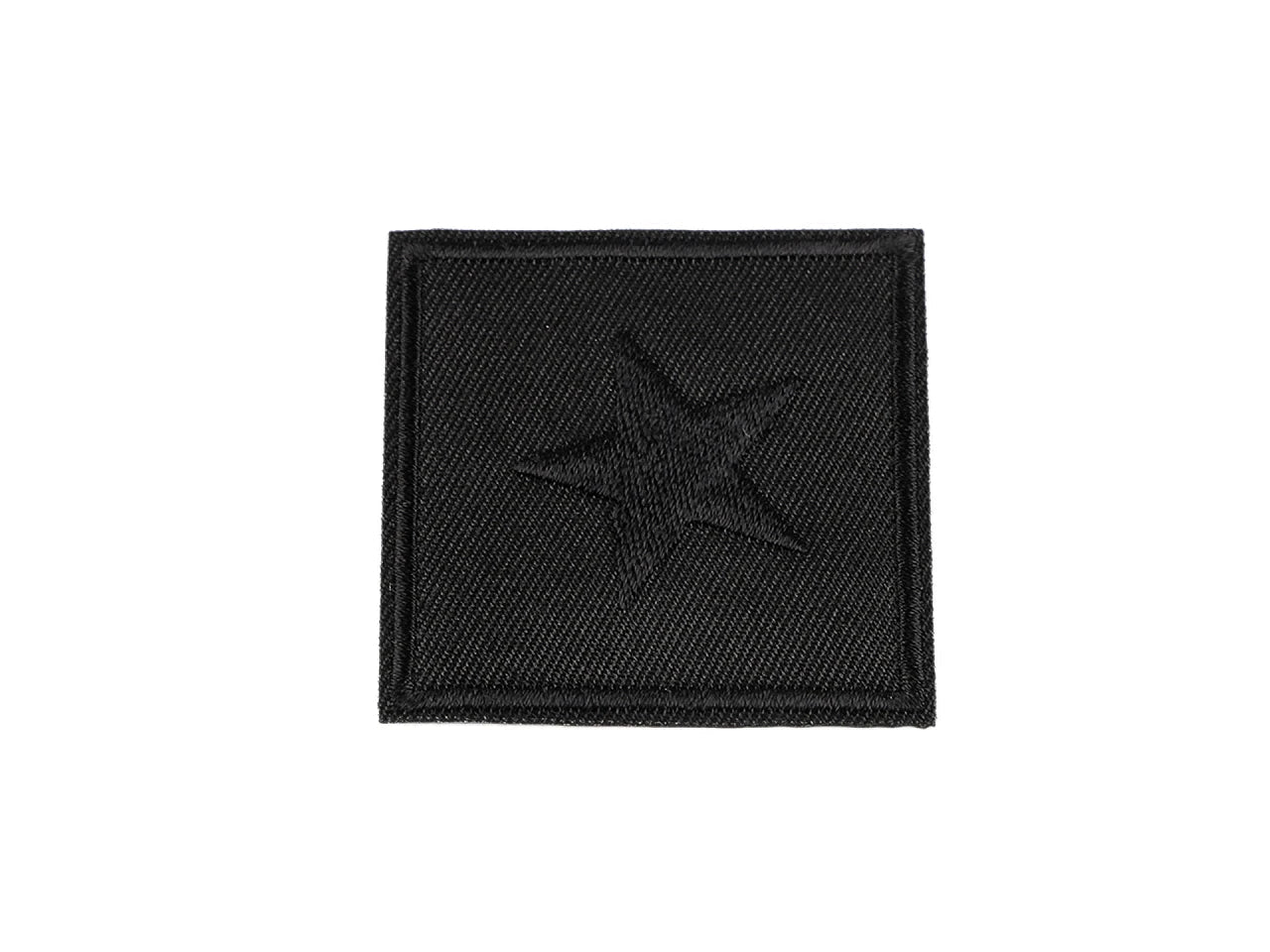 Image with iron-on patch, star applique 5.5 x 5.5 cm – available at Šarlotes audumi