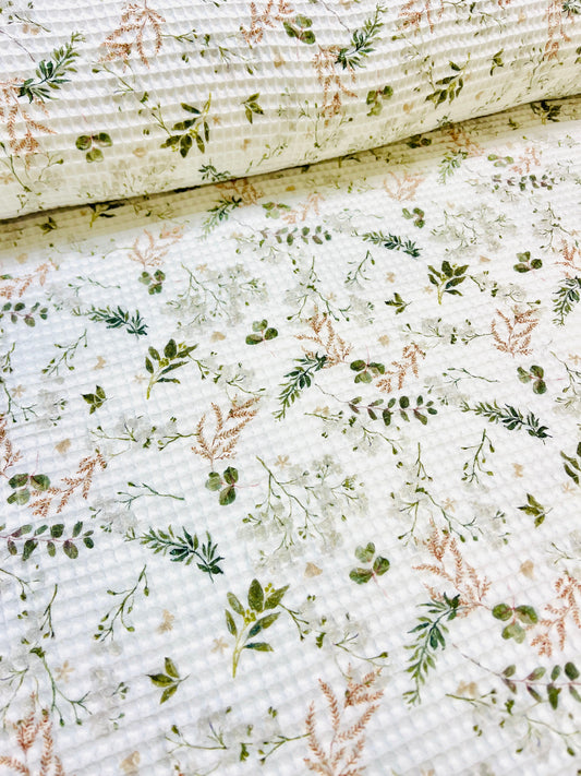 Attēls ar Vafeļaudums - lapiņas 230 g/m² – pieejams Šarlotes audumi