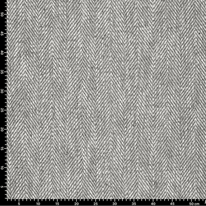 Image d’un tissu en laine à motif chevrons | gris | 390 g/m² | 145 cm – disponible chez Šarlotes audumi