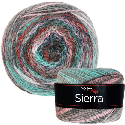 Wool Yarn Vlna Hep Sierra - multicolored 450 m 150g #7201