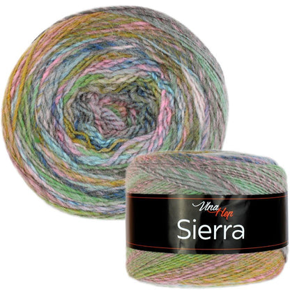 Wool Yarn Vlna Hep Sierra - multicolored 450 m 150g #7208