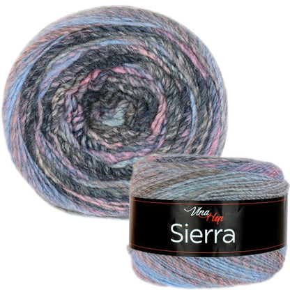 Wool Yarn Vlna Hep Sierra - multicolored 450 m 150g #7209