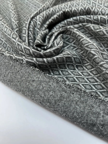 Jacquard de laine - motif géométrique 250 g/m²