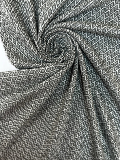 Jacquard de laine - motif géométrique 250 g/m²