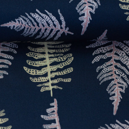 alt
Image with viscose fabric - ferns on a dark blue background 140 g/m² – available at Šarlotes audumi