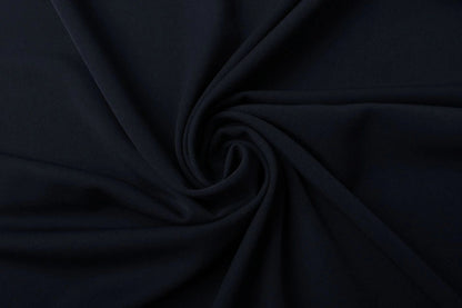 Tissu de costume en viscose avec élasthanne - bleu foncé 275 g/m²