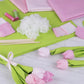 100% Cotton fabric - green checkered 125 g/m