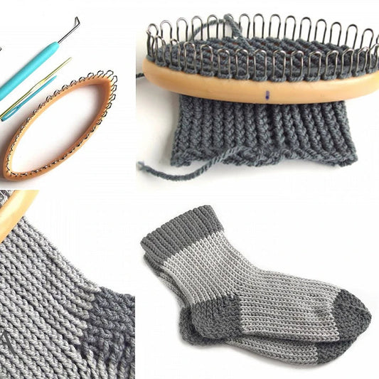 Zeķu adīšanas stelles komplekts (loom)