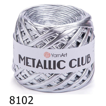 YarnArt Metallic Club – metallisches Bändchengarn zum Häkeln und Basteln 180 g / 55 m – online erhältlich bei Charlottes Stoffe