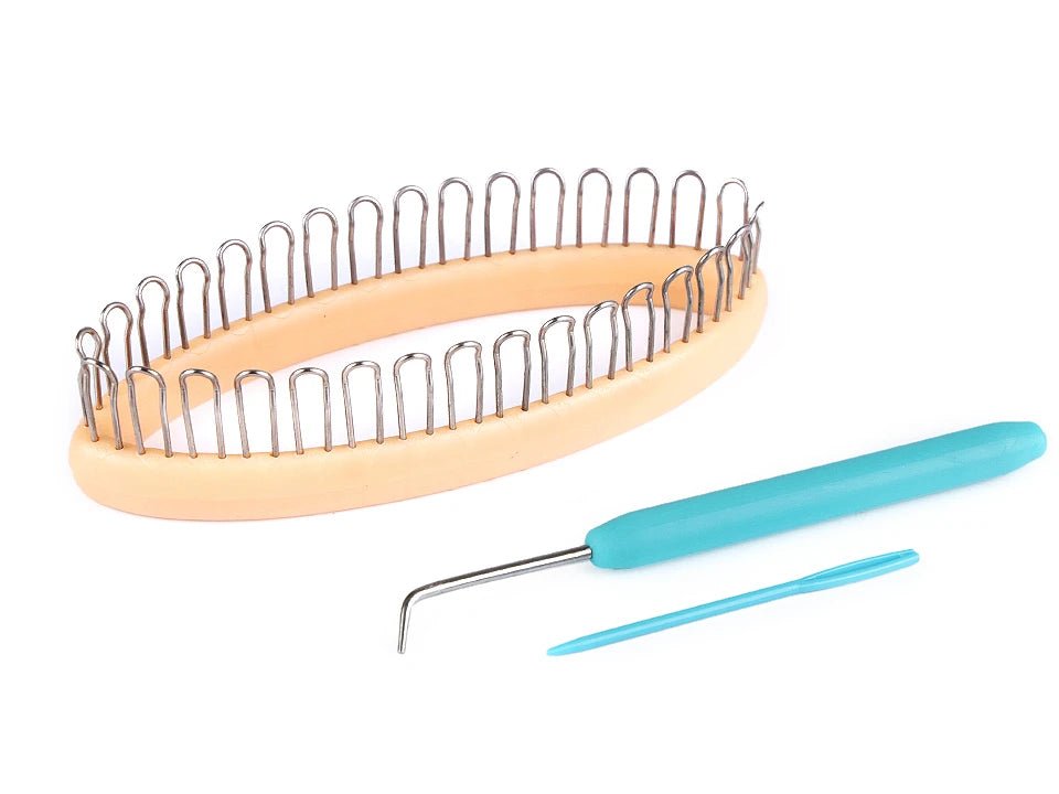 Attēls ar Zeķu adīšanas stelles komplekts (loom) – pieejams Šarlotes audumi