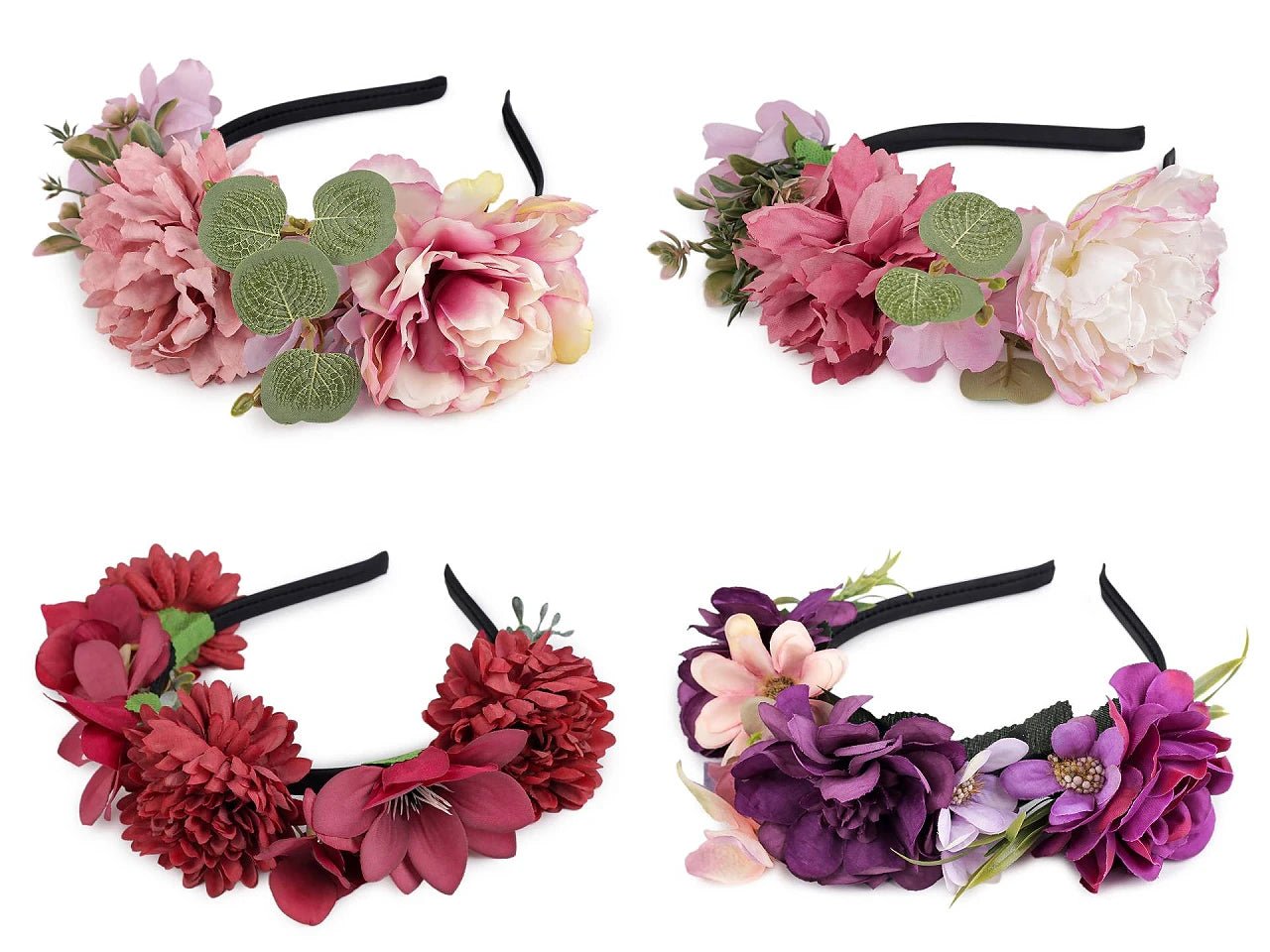 Flower wreath, headband – available at Šarlotes audumi