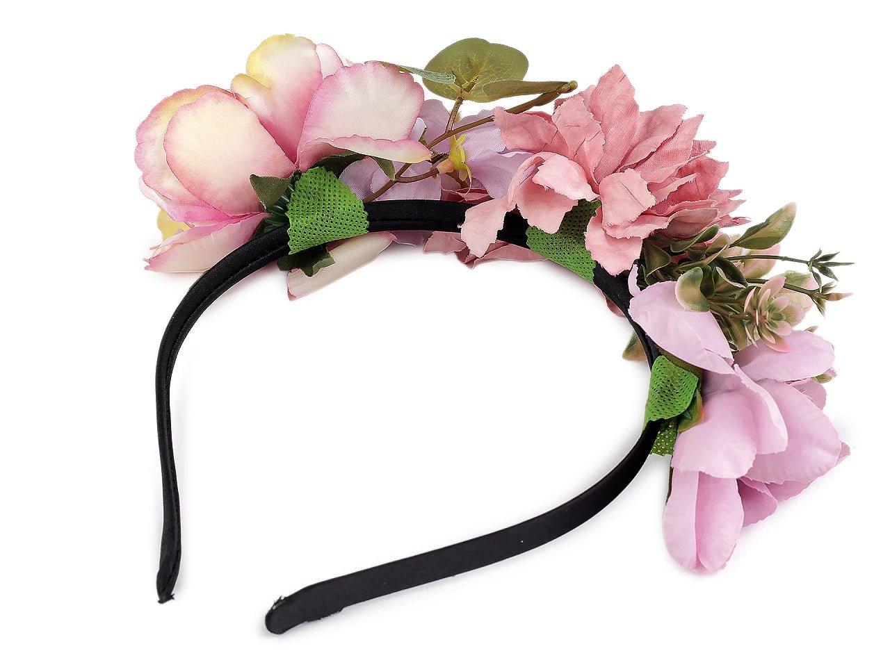 Flower wreath headband – available at Charlotte's Fabrics