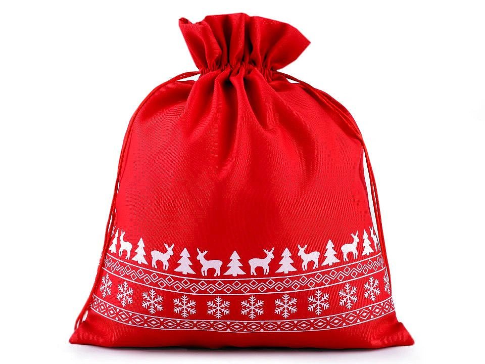 Bild mit Weihnachtsgeschenksäckchen 30 × 35 cm – online erhältlich bei Šarlotes audumi
