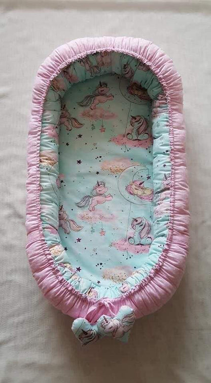 Tissu 100 % coton à pois blancs sur fond rose (4 mm) 130 g/m²