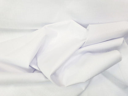 100 % tissu en coton blanc 220cm 146 g/m²