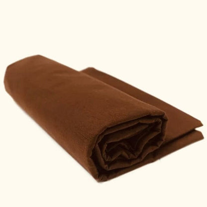 Tissu 100 % coton marron 220 cm 146 g/m²