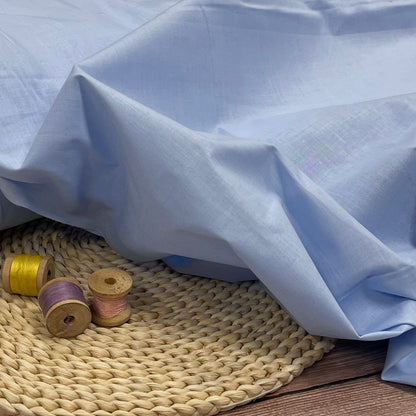 100 % tissu en coton, bleu clair 125 g/m²