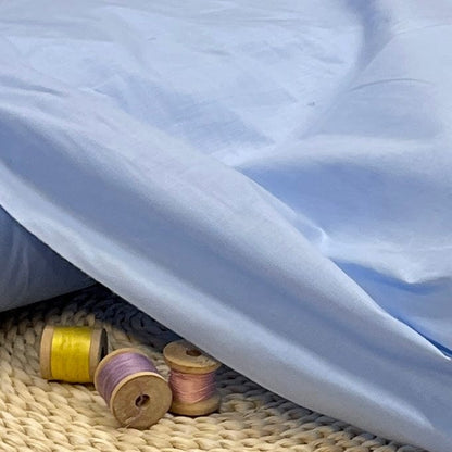 Tissu 100 % coton, bleu clair, 125 g/m²
