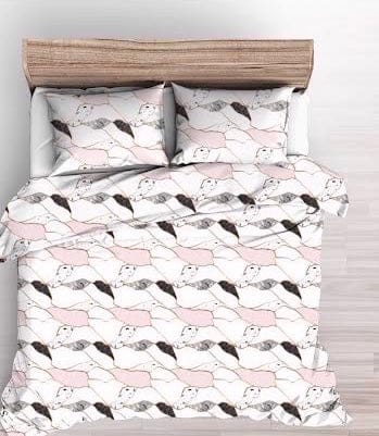 Tissu 100 % coton effet marbre