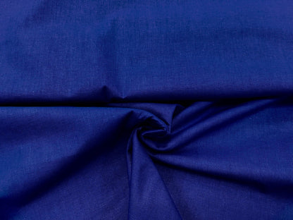 Tissu 100% coton bleu bleuet 125 g/m²
