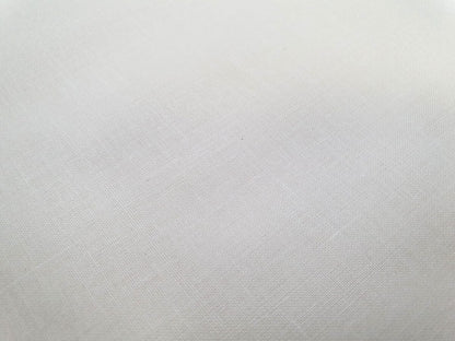 Tissu 100 % coton blanc neige 125 g/m²