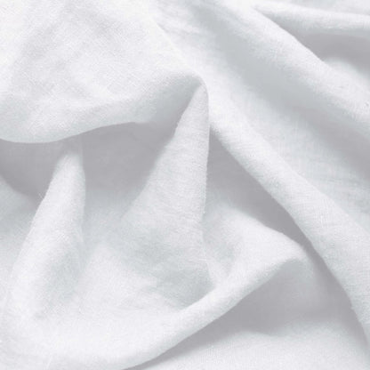 100 % lin lavé blanc 165 g/m²