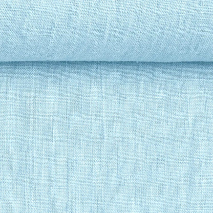 100 % lin adouci bleu ciel clair 205 g/m²