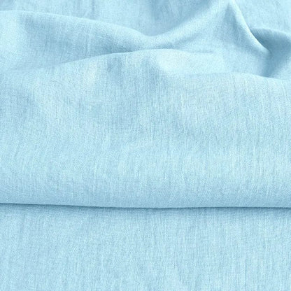 100 % lin lavé bleu ciel clair 205 g/m²