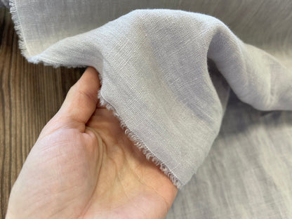 100% lin adouci gris clair 205 g/m²